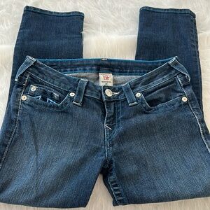 True religion cropped jeans size 29